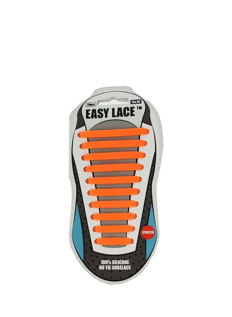 Easy Lace Unisex Flat - Orange - Image 1