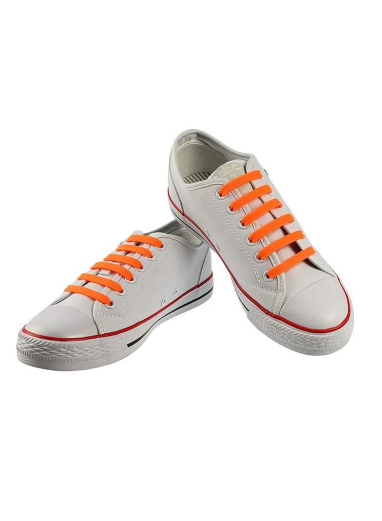 Easy Lace Unisex Flat - Orange - Image 2