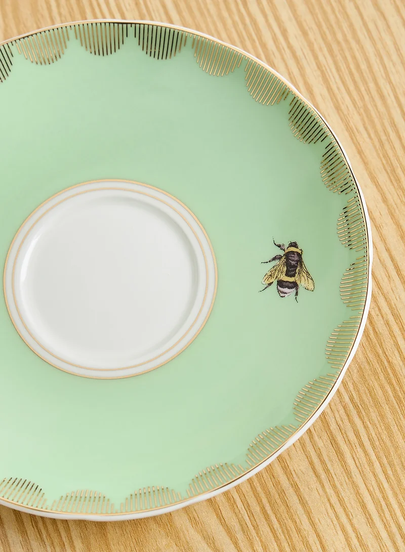 YVONNE ELLEN Boozy Prosecco Teacup And Saucer