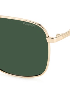 Polaroid نظارات شمسية للرجال للحماية من الأشعة فوق البنفسجية - Pld 4128/S/X ذهبي 60 - مقاس العدسة: 60 ملم  - Image 5