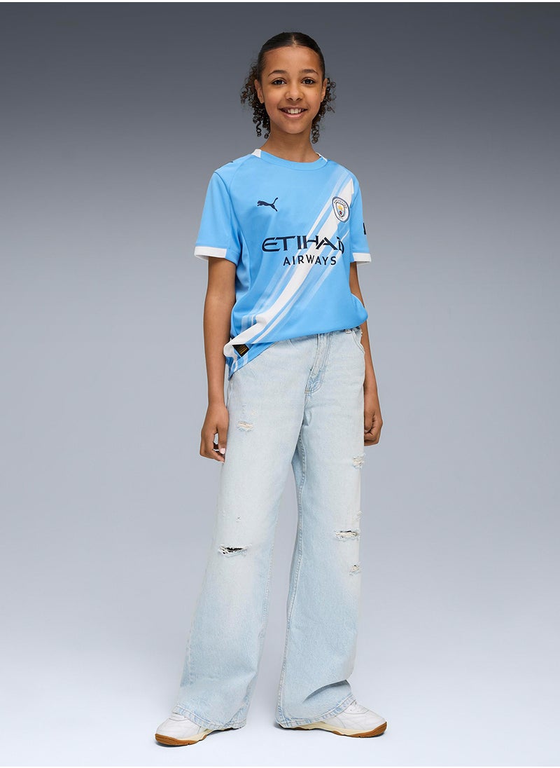 PUMA Youth Manchester City Home Jersey Replica  - Image 4