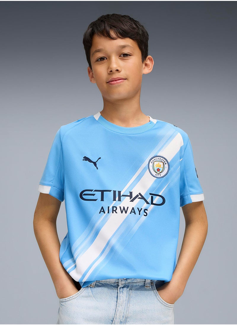 PUMA Youth Manchester City Home Jersey Replica  - Image 1