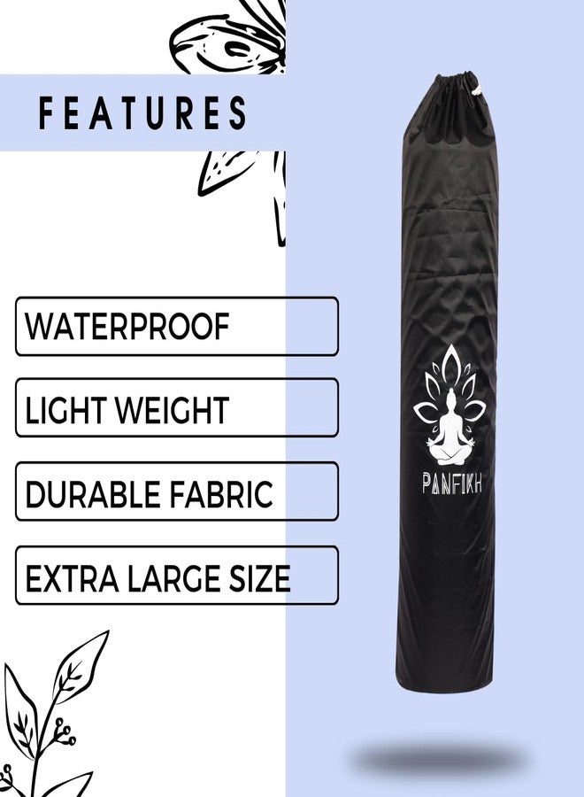 PANFIKH Sports Yoga Mat Bag with Shoulder Strap - Yoga Mat Cover Bag for Yoga Mats up to 6 mm - Image 4
