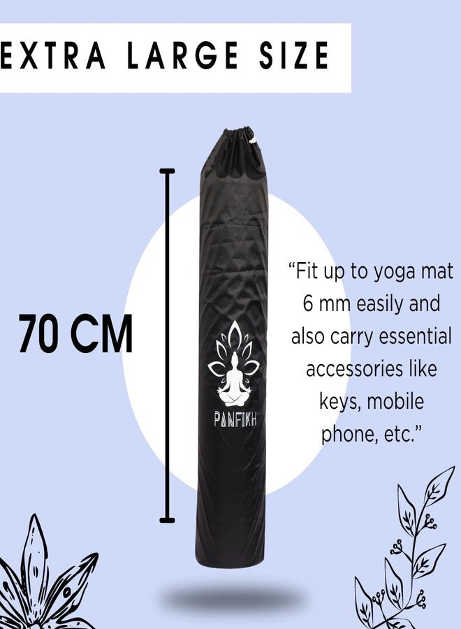 PANFIKH Sports Yoga Mat Bag with Shoulder Strap - Yoga Mat Cover Bag for Yoga Mats up to 6 mm - Image 5