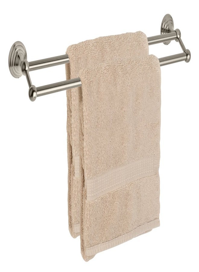 Dynasty Hardware 7516-SN Bel-Air 24" Double Towel Bar Satin Nickel - Image 1