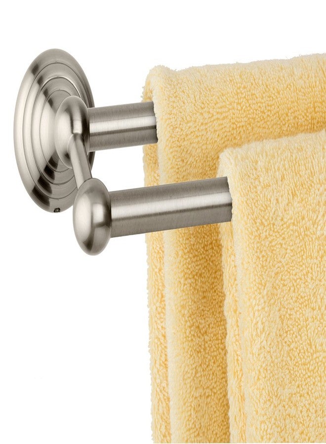 Dynasty Hardware 7516-SN Bel-Air 24" Double Towel Bar Satin Nickel - Image 2