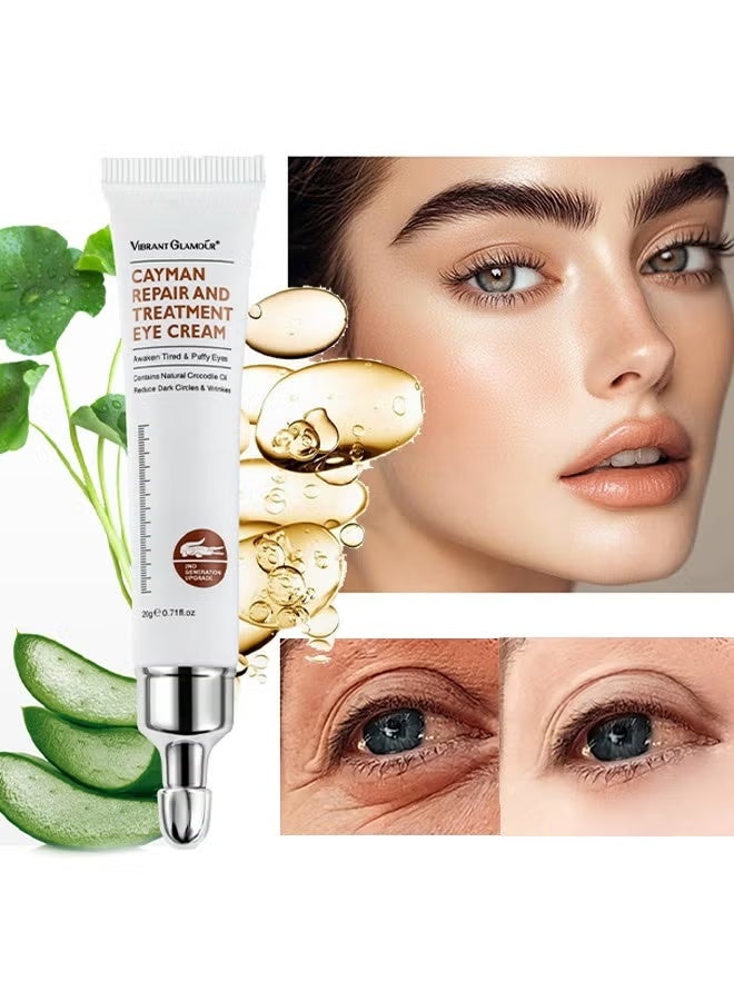 فايبرنت جلامور Cayman Repair and Treatment Eye Cream 20g, كريم العيون السحري, كريم العيون لإزالة أكياس العيون, التجاعيد, الخطوط الدقيقة, كريم العيون المضادة للشيخوخة, كريم العيون المضادة للشيخوخة, كريم العيون المضادة للشيخوخة, كريم العيون المضادة للشيخوخة - Image 2