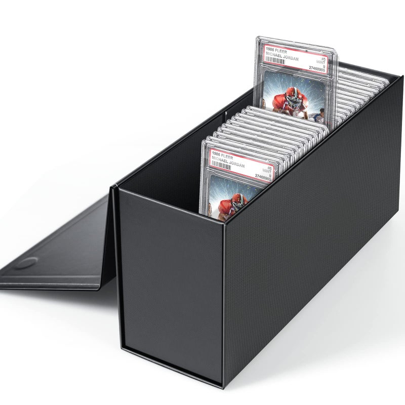 tutata PSA Graded Card Storage Box PSA Graded Card Storage Holder Container Slabs Box 1 Pack - Image 2