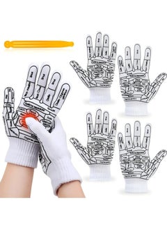 PRO 2 pieces of hand massage gloves, acupoint gloves, palm hand reflexology zone meridian therapy gloves  - Image 1