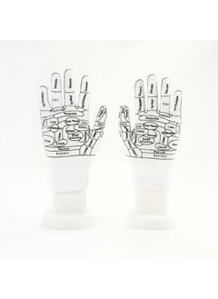 PRO 2 pieces of hand massage gloves, acupoint gloves, palm hand reflexology zone meridian therapy gloves  - Image 3
