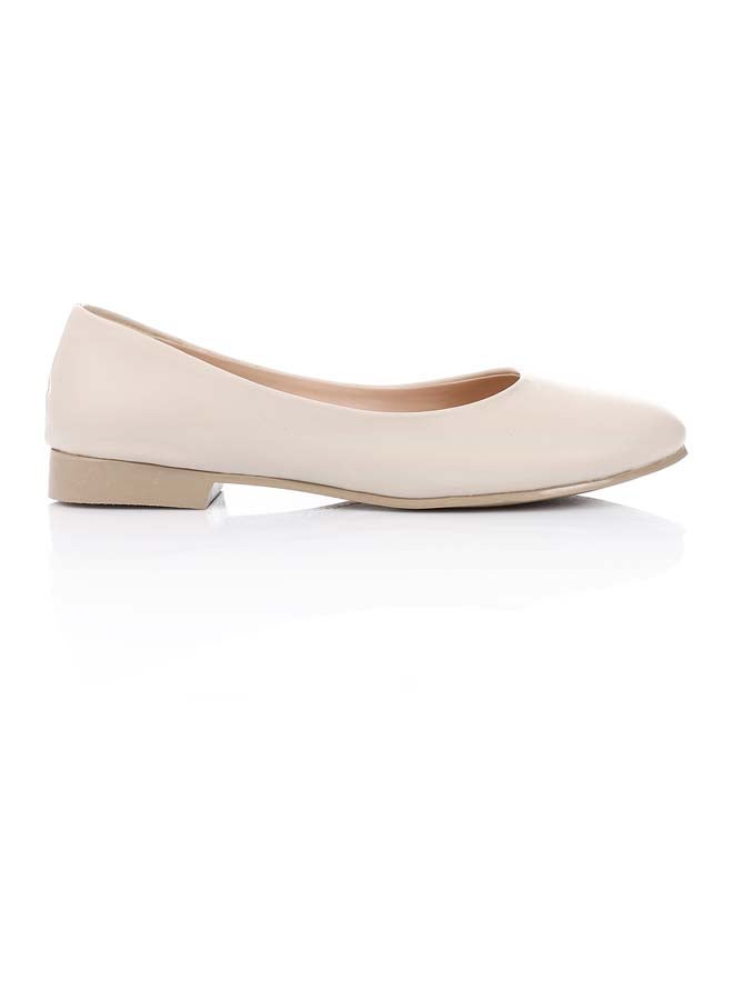 ICE CLUB ICE CLUB Beige Simple Soft Glide Ballets - Image 2