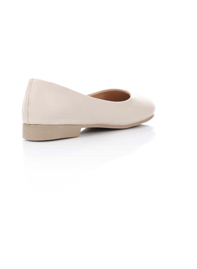 ICE CLUB ICE CLUB Beige Simple Soft Glide Ballets - Image 3