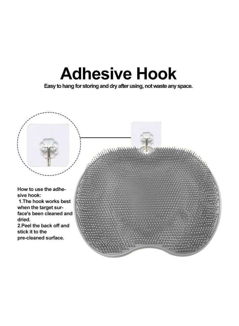 NIBEMINENT Foot Scrubber Cleaner Massager Shower Care for Use in Men Women to Improve Circulation Soothe Achy Feet & Reduce Pain Non Slip Suction Cups - Image 3