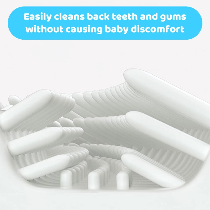 Frerdui 4 In 1 U-Shaped Toothbrushes Set - Baby Training Toothbrush - Infant To Toddler Oral Care Toothbrush For Baby - Food Grade Silicone - Perfect For Age 1-6 - Baby Essentials Gift(4-Pack) - Image 2