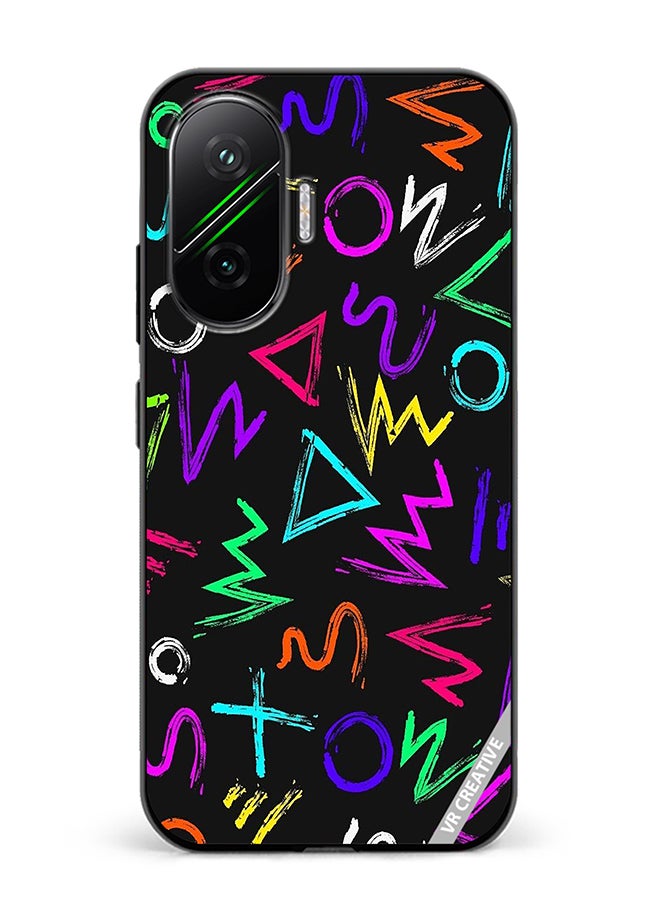Protective Case Cover For Xiaomi Poco F7  Design Multicolour