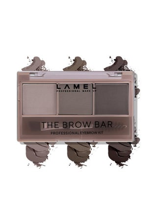 LAMEL Brow Bar Professional Eyebrow Palette - Define, Fill and Shape Brows, Long-lasting, Easy to Blend, Customizable Looks, 401-4.5g/ 0.15oz. (Mid Brown) - pzsku/Z9AAD4328D182ACCF936FZ/45/1744003101/19083dff-4c6a-44b1-a48a-c5bfcc16d5ca