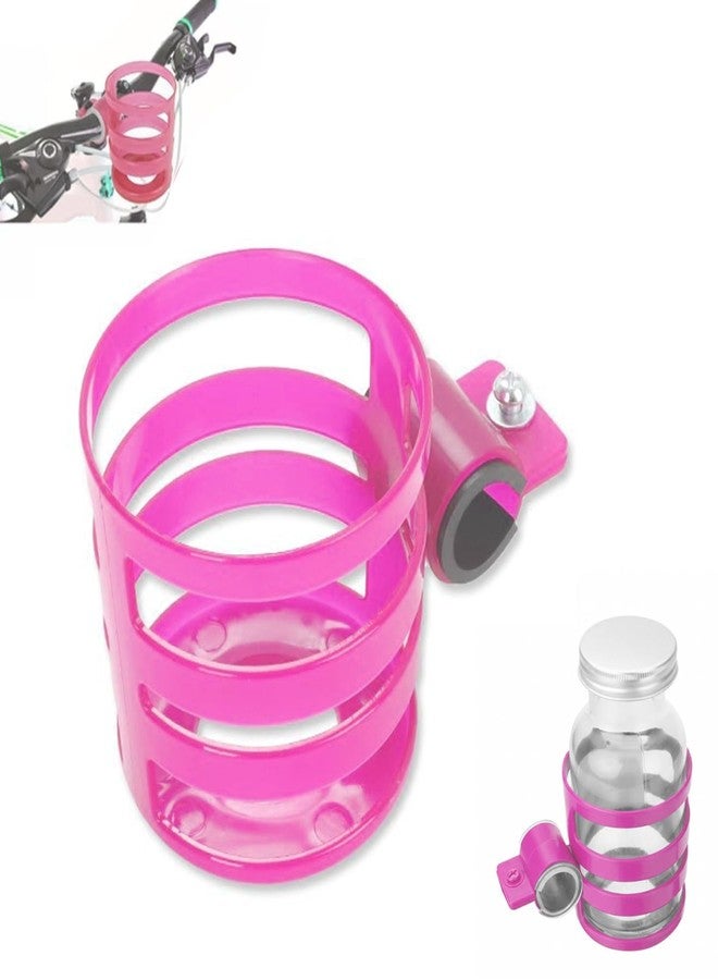 Safe-O-Kid® 2 Pcs Stroller Cup Holder – Universal, Adjustable, Secure Drink Holder for Strollers, Buggies & Prams - Pink - Image 1
