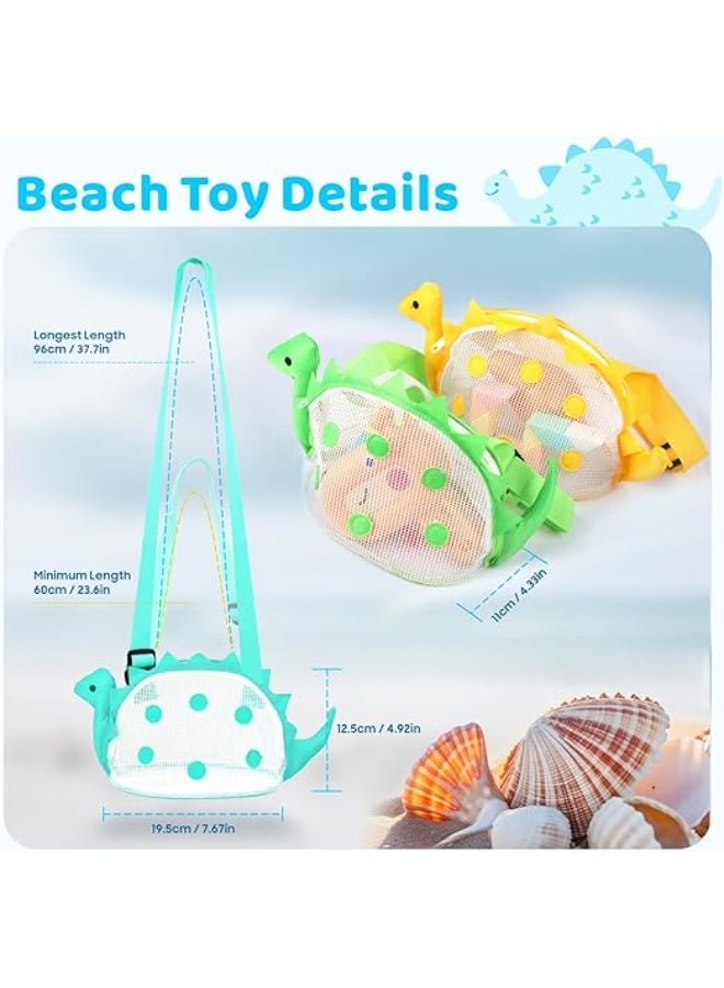 Baytion Mesh Beach Bag for Kids Multifuction Crossbody Bag for Outdoor SchoolBeach Toy Mesh Beach Bag Kids red - Image 1