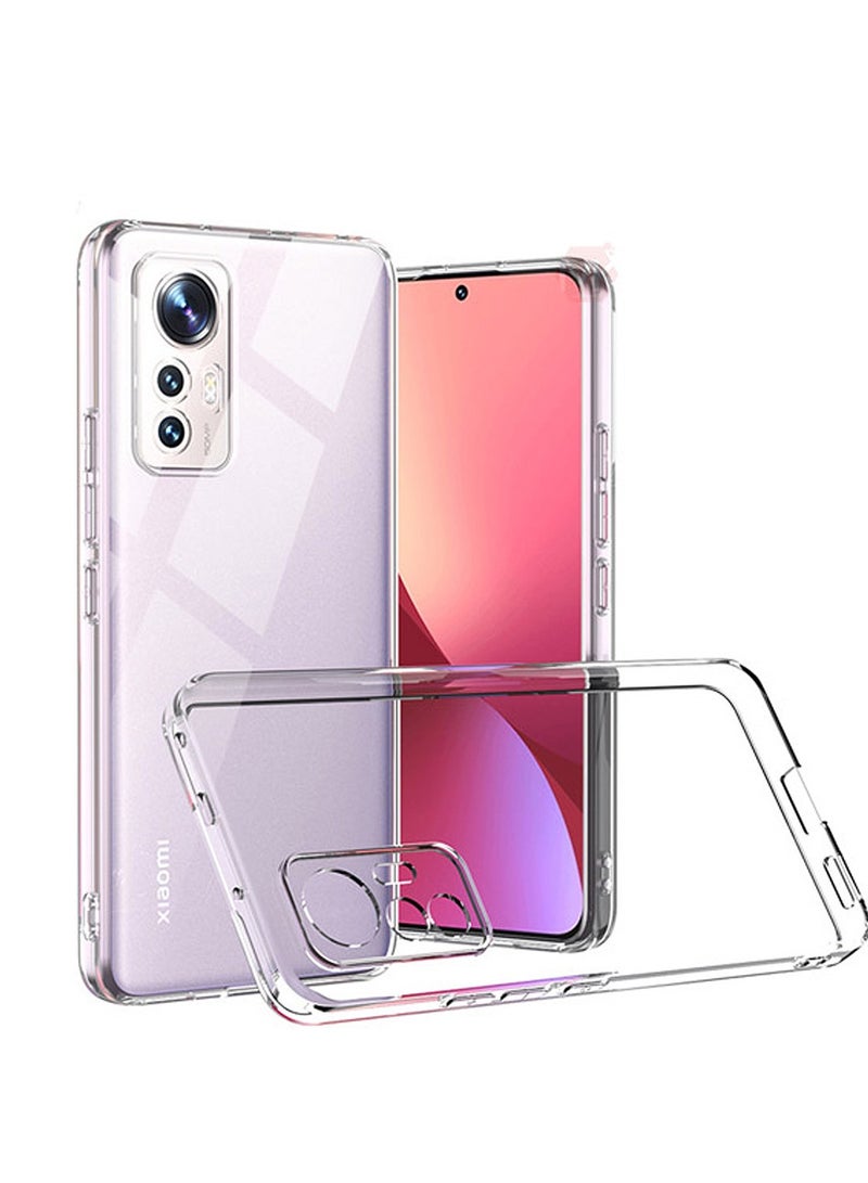 Techie غطاء شفاف مضاد للصدمات من TPU لهاتف Xiaomi 12 5G / Xiaomi 12X بزاوية ناعمة للغاية - Image 1