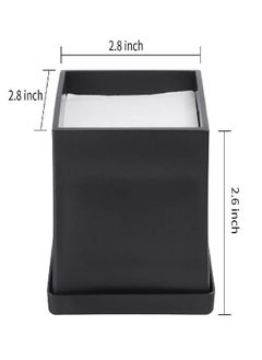 BTSD-home BTSD-home Bed Risers 2 inch Heavy Duty Furniture Risers Chair Table Legs Risers Great for Thin Legs Add 2" Height 4 Pack Square  - Image 2