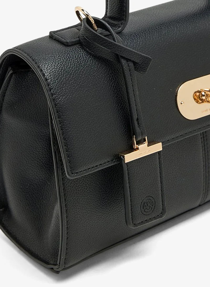ANNE KLEIN  Anne Klein Twist Lock Top Handle Bag for Women | Best Price UAE