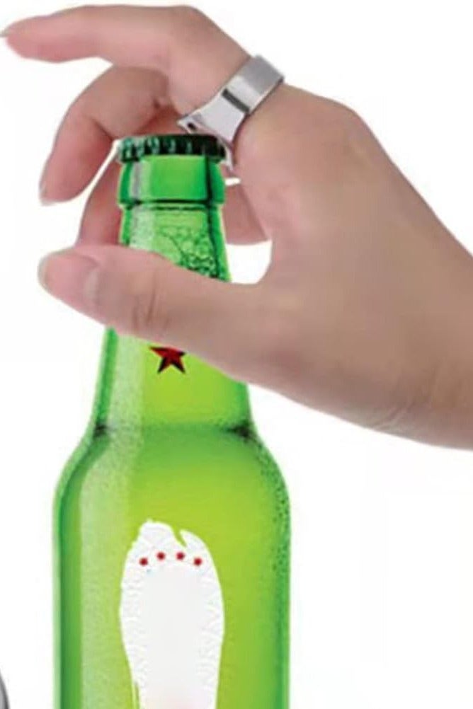 BarPros BarPros Portable Ring Bottle Opener - Silver - Image 3