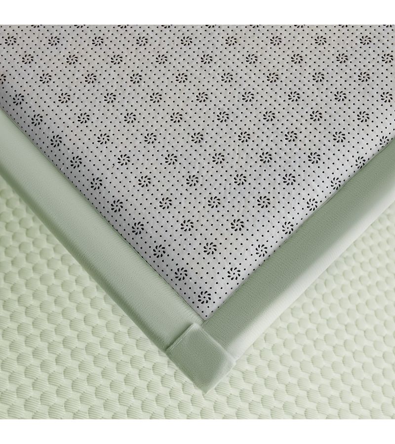 Green Dot Summer Mattress Breathable Cool Fabric Floor Mat For Living Room Bedroom Outdoor Camping Easy To Fold 60x120 Cm 1.2 Cm Thick - Image 5