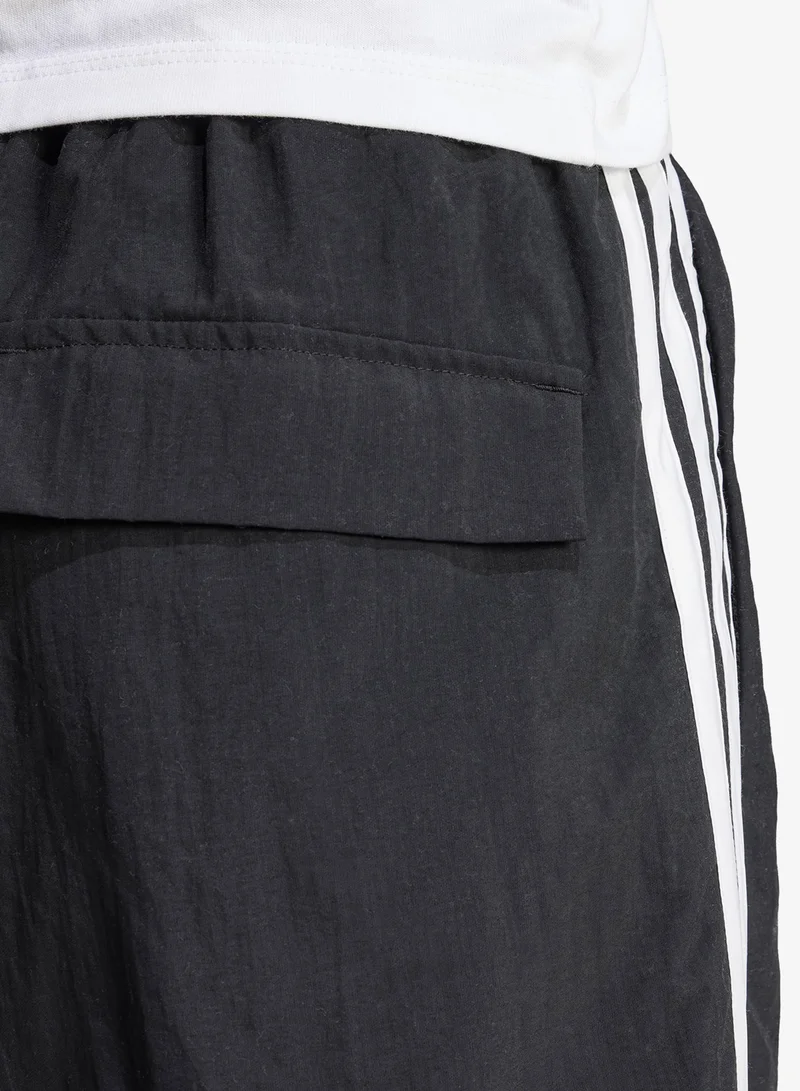 Adidas BLACK/WHITE 3-Stripes Essential Woven Shorts for Women | Best Price UAE