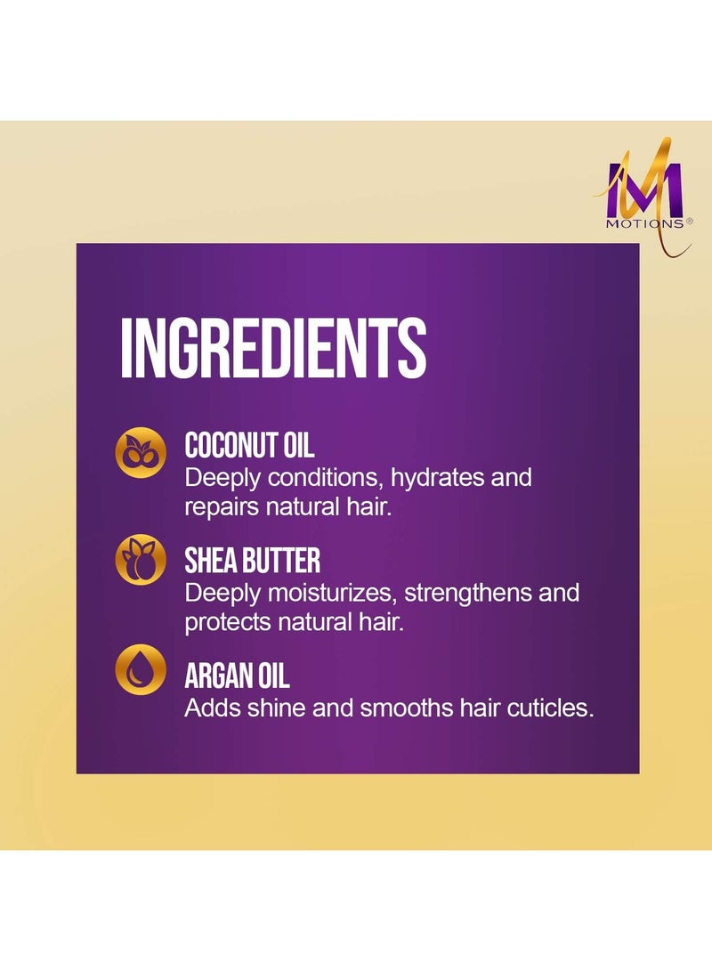 موشنز بلسم مرطب خالٍ من الكبريتات 947 مل | تغذية وترميم بزبدة الشيا وزيت جوز الهند - Image 2