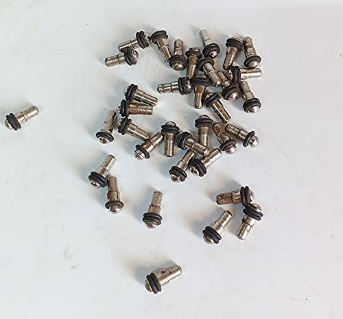 Cabinet Steel with Rubber Ring Glass Shelf Support Pin 10 Pcs SP 007  - Image 1