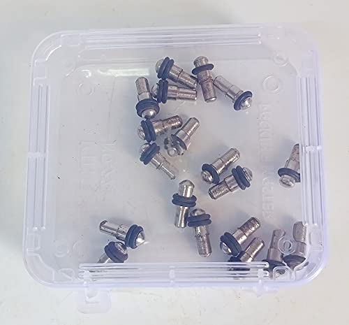 Cabinet Steel with Rubber Ring Glass Shelf Support Pin 10 Pcs SP 007  - Image 5