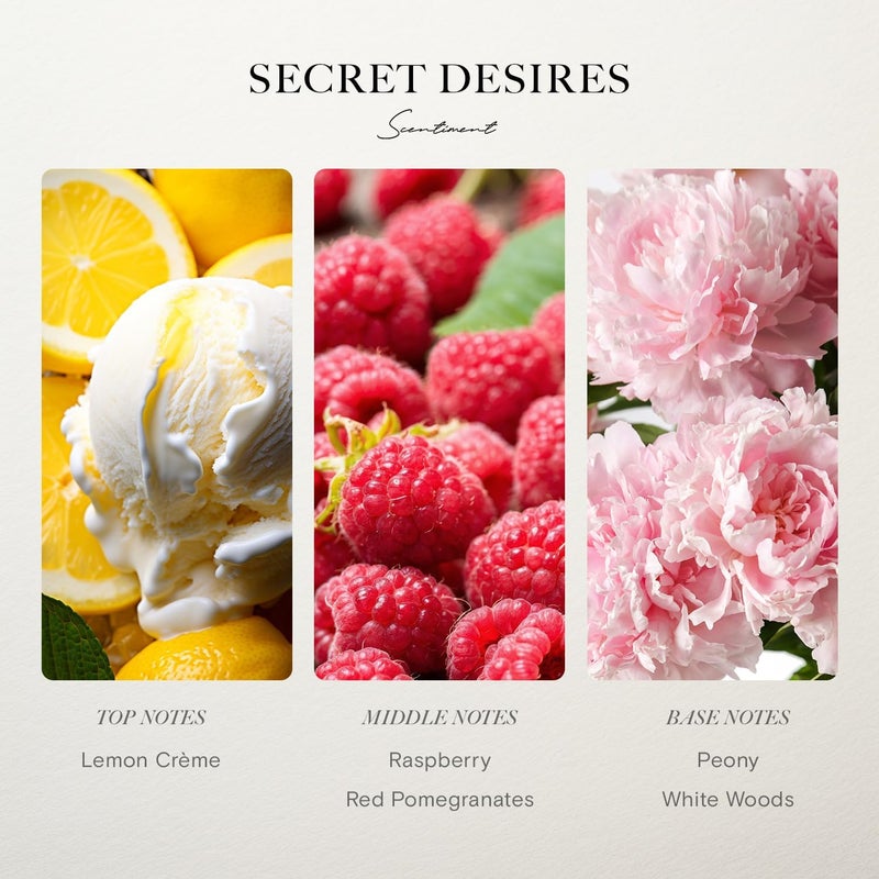 Scentiment Secret Desires Diffuser Oil - Premium Hotel Scent with Notes of Peony, Pomegranate & White Woods Home Scent, Hotel Fragrance Oil Diffuser Refill - 0.68 fl oz (20 mL) - Image 2