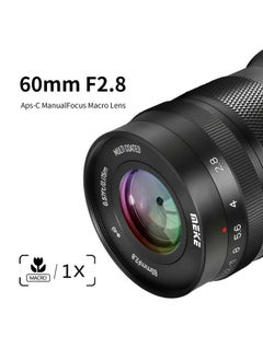 Meike 60mm f2.8 Large Aperture APS-C Frame Manual Focus Prime Fixed Lens Compatible with Canon EF-M Mount Mirrorless Cameras EOS M M2 M3 M5 M6 M10 M50 M100 M6II M200 etc  - Image 5