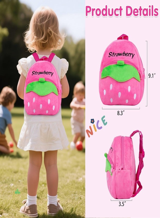 Pedolltree 13 Pcs Set Reborn Baby Dolls Clothes Girl Outfit Accessories Pink Sheep Print for 17-22 Inch Reborn Dolls Newborn Girl with Pink Strawberry Backpack Diaper - Image 5