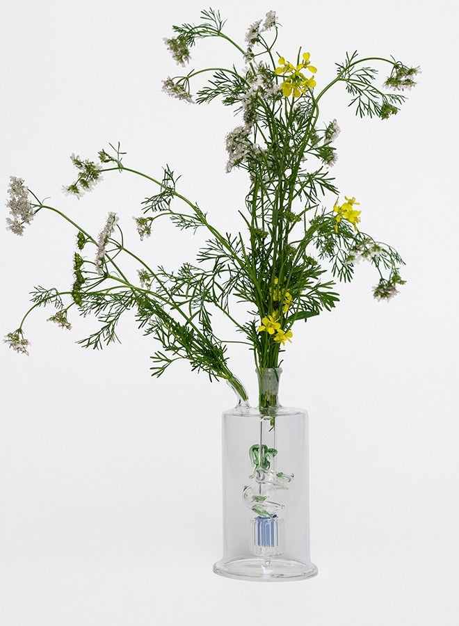 Glass Home Decorative Heat Resistant Oil Lamp Vase 