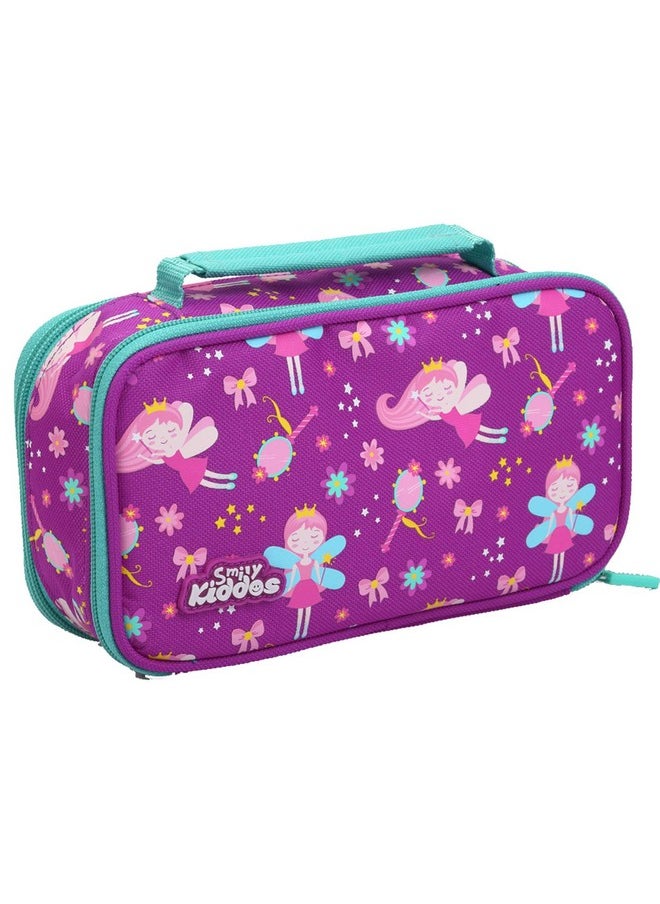 SMILY KIDDOS Smily Kiddos | Multipurpose Pencil Case Pencil case | Pencil Box for Kids/Boys/Girls | Compass Box | School Stationary, Colour: Blue/Purple/Light Blue/Pink/Black  - Image 1