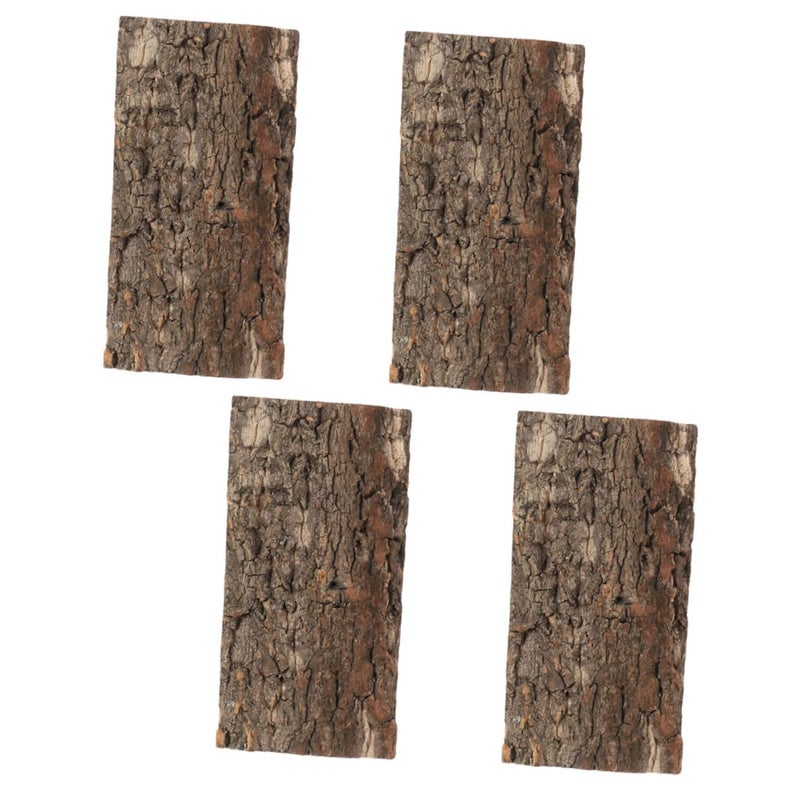 4Pcs Cork Bark Terrarium Background Natural Aquarium Decor For Reptile Tanks - Image 2