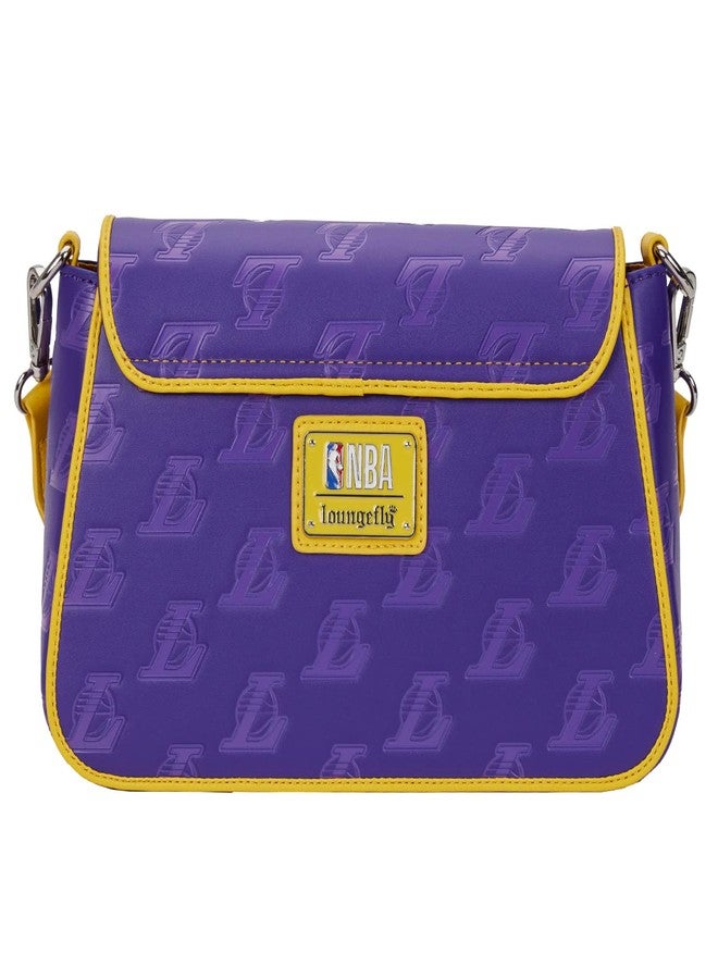 Loungefly NBA: Los Angeles Lakers Crossbody Bag - Image 4