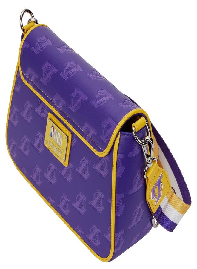 Loungefly NBA: Los Angeles Lakers Crossbody Bag - Image 3