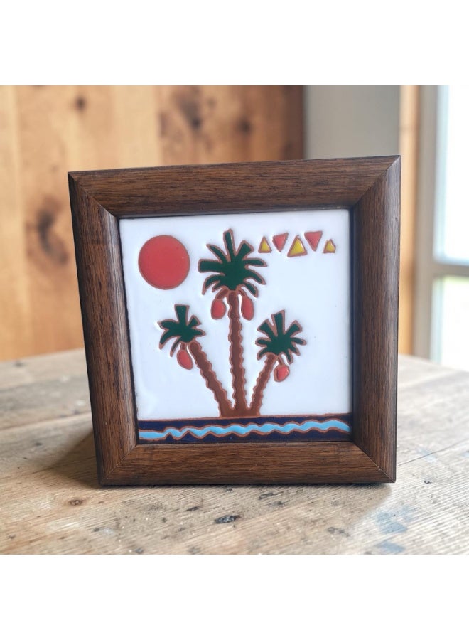 color zone pottery A ceramic and pottery frame - a unique decorative piece with a modern and distinctive touch - size 14*14 - Image 2