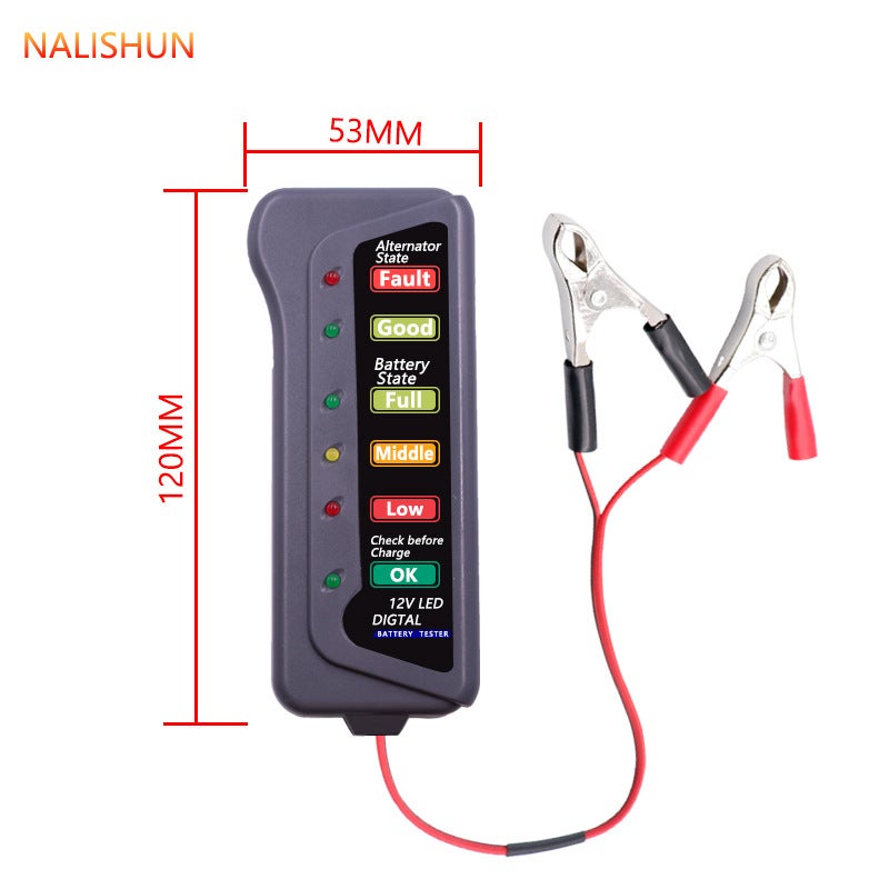Electric Car Car Battery Detector Battery Capacity Detector 12V16V24V Discharge Meter Measuring Instrument - Image 5