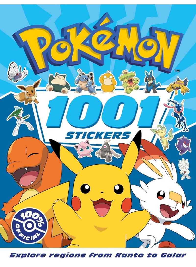 Pokémon: 1001 Stickers: The ultimate sticker book for Pokémon fans. Paperback