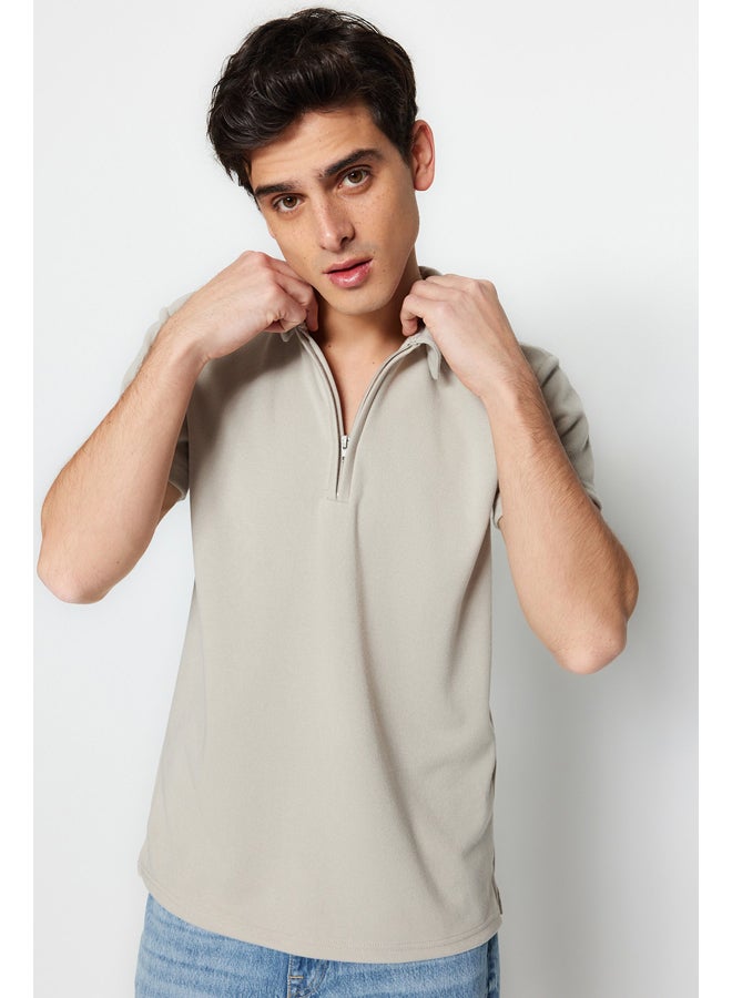 trendyol Man Polo T-Shirts Stone - Image 2