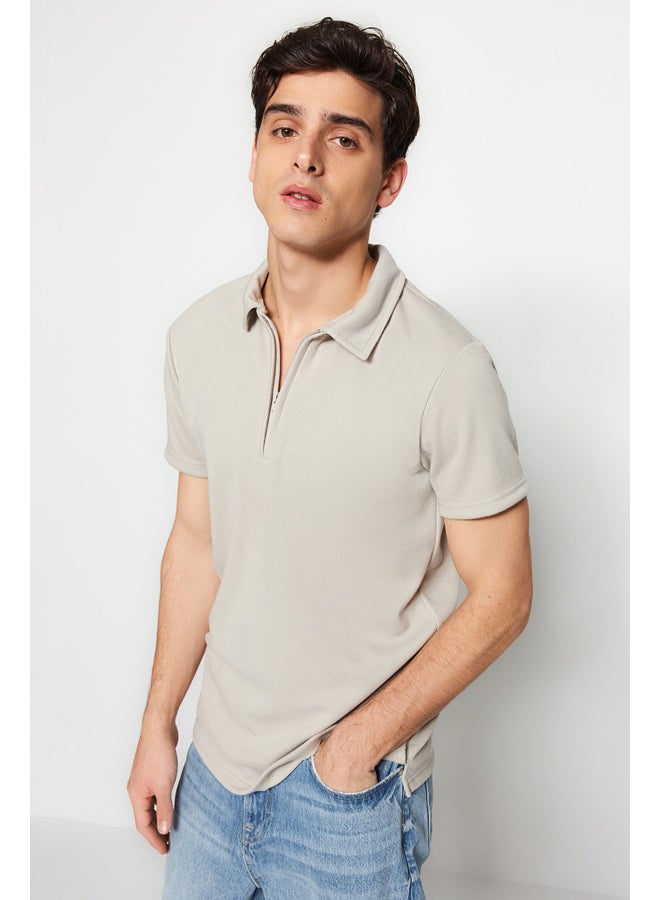 trendyol Man Polo T-Shirts Stone - Image 3