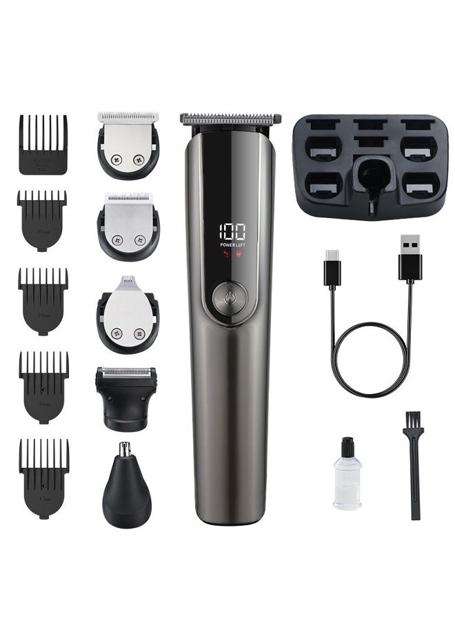 spa luxetique Premium Trimmer for Men, 5-In-1 Shaving Machine with Nose Hair Trimmer, 90 Mins Runtime, Type-C Charging, Mens Cordless Style Kit  - Image 1