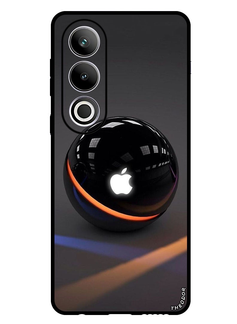 Theodor Protective Case Anti Scratch Shock Proof Bumper Cover For OnePlus Ace 3V Apple Logo on Black Ball - Image 1