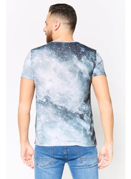 DeFacto Men Crew Neck Short Sleeves Graphic Printed T-Shirt, Multicolor  - Image 3