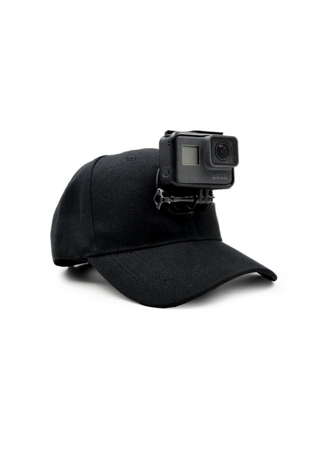 MAXCAM ماكس كام مناسب لكاميرات أكشن Dji Osmo 5 4 3 2، جوبرو 1312110987، مشبك قبعة، قاعدة قبعة بيسبول، ملحقات حزام رأس - Image 2