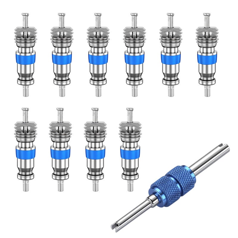 UwinVwin Valve Core for R410A R32 R22 Refrigerant High Pressure with PTFE Seal HVAC Replacement Part for Air Conditioning and Refrigeration Systems Pack of 50 - Image 2
