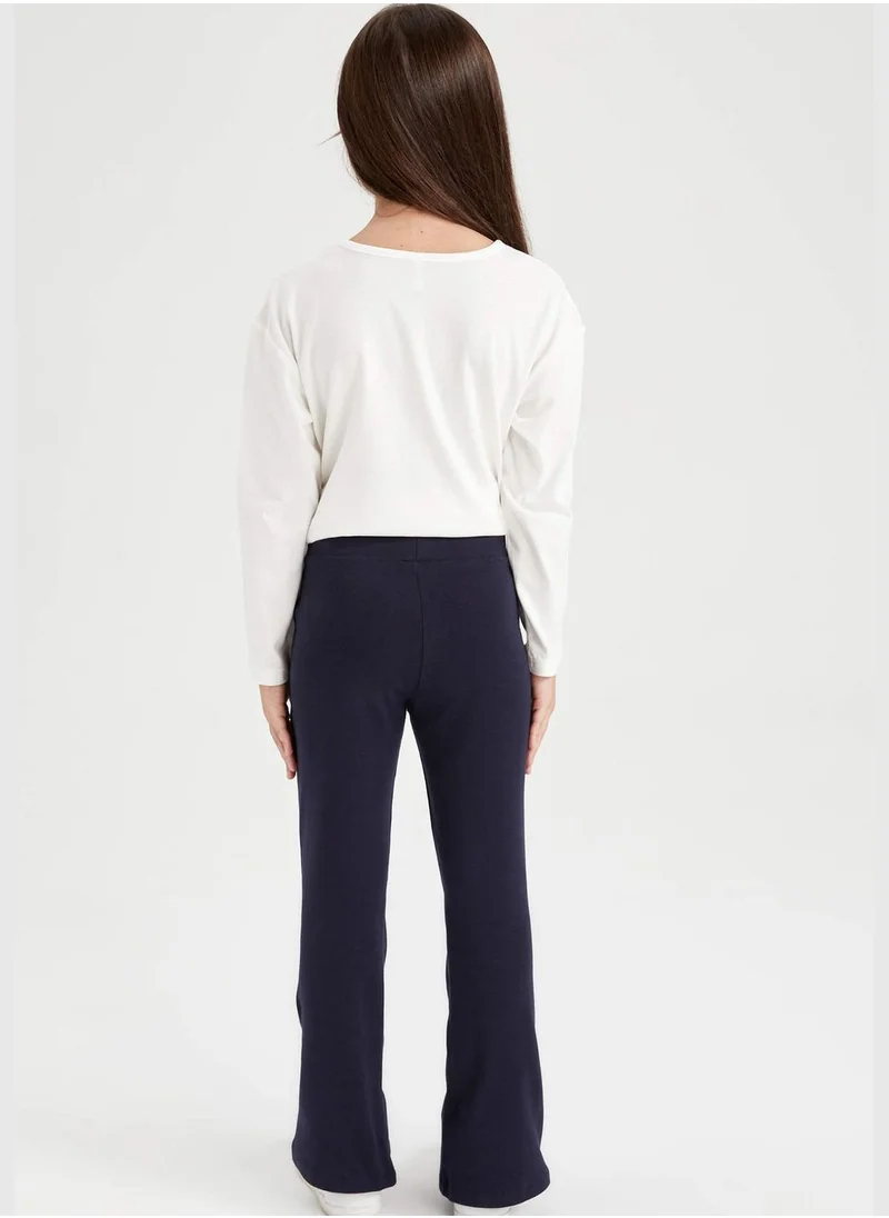 DeFacto Girl Flare Fit Knitted Trousers